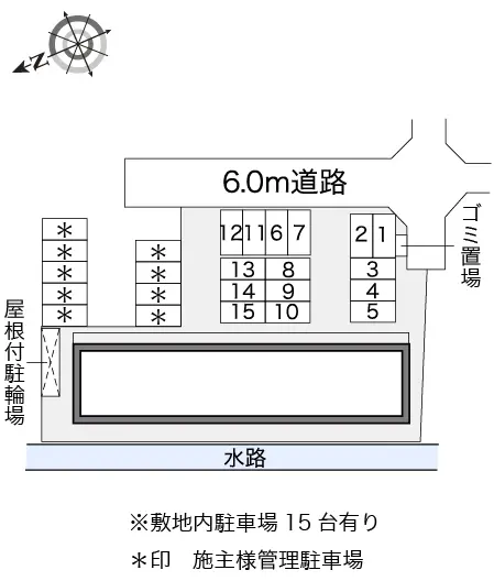 松山市東長戸３丁目　月極駐車場（LP）